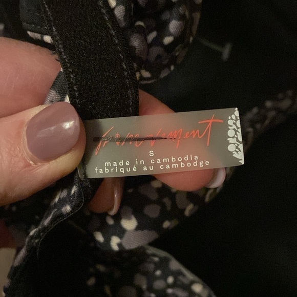 NWOT Free People Leopard Print Sports Bra in size S - Picture 7 of 7